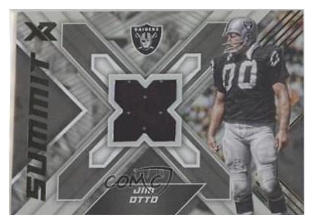 2022 Panini XR Summit Swatches Jim Otto #SS-27 card
