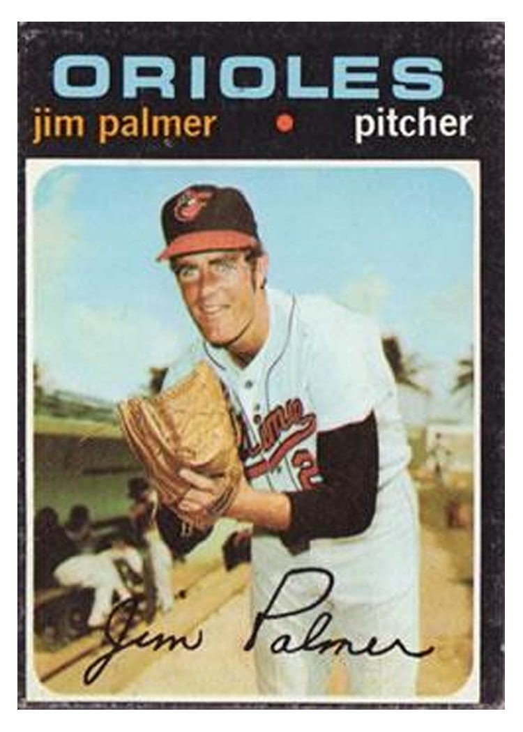 1971 Topps Jim Palmer #570 card