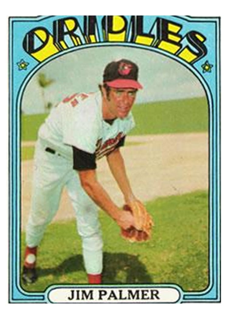 1972 Topps Jim Palmer #270 card