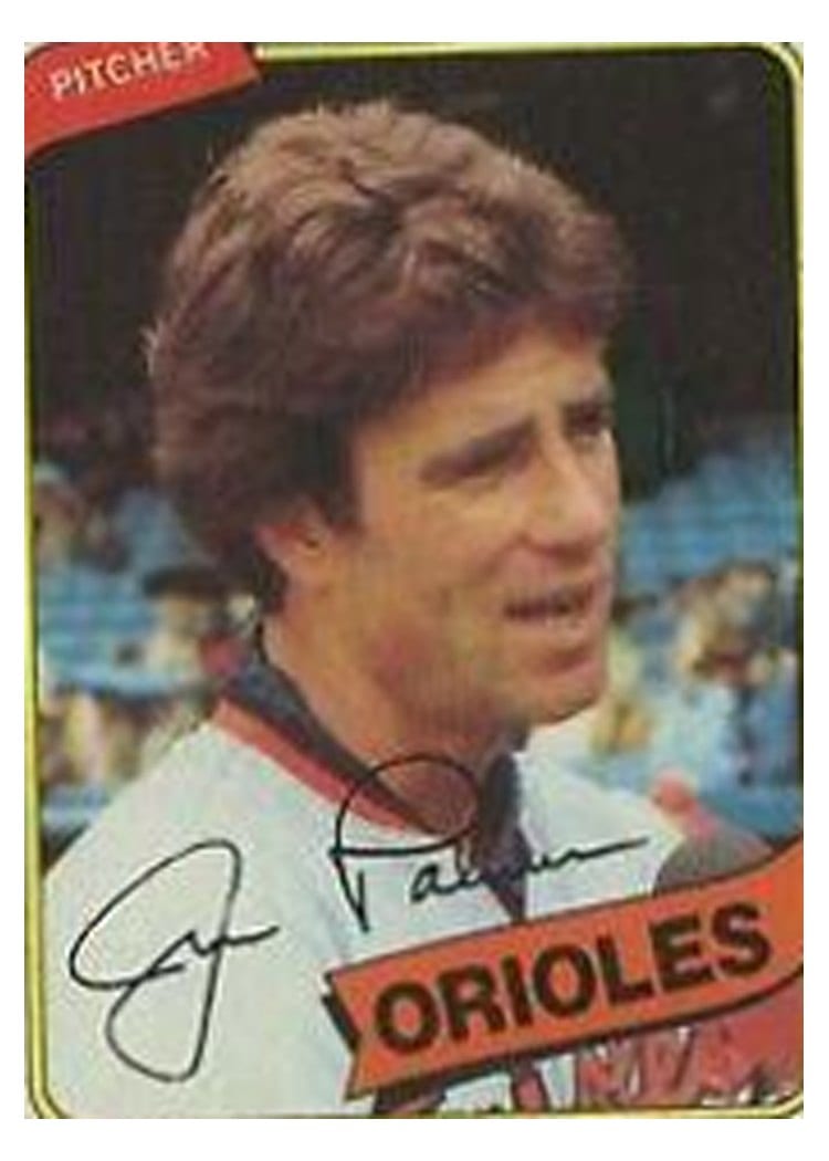 1980 Topps Jim Palmer #590 card