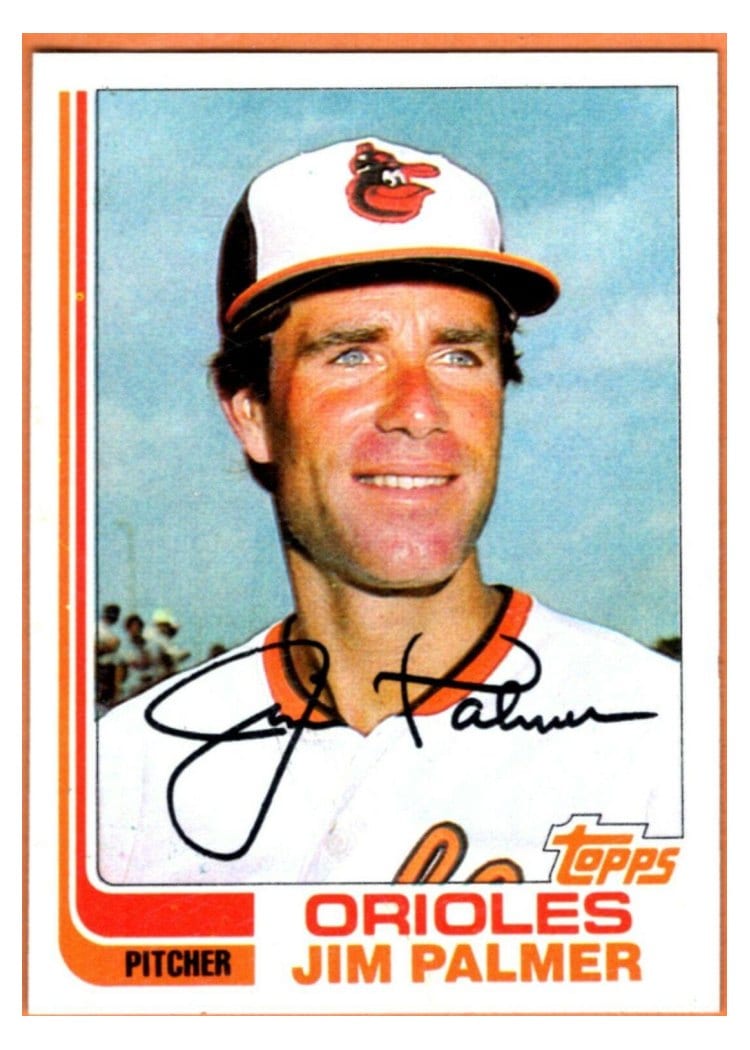 1982 Topps Jim Palmer #80 card