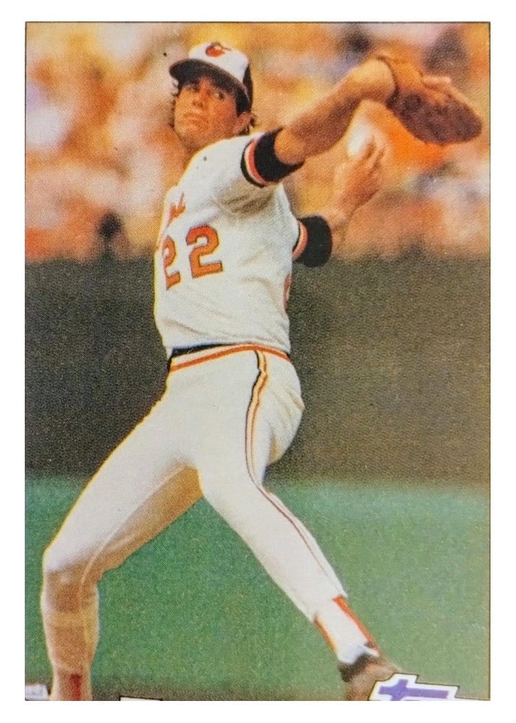 1982 Topps Jim Palmer #81 card