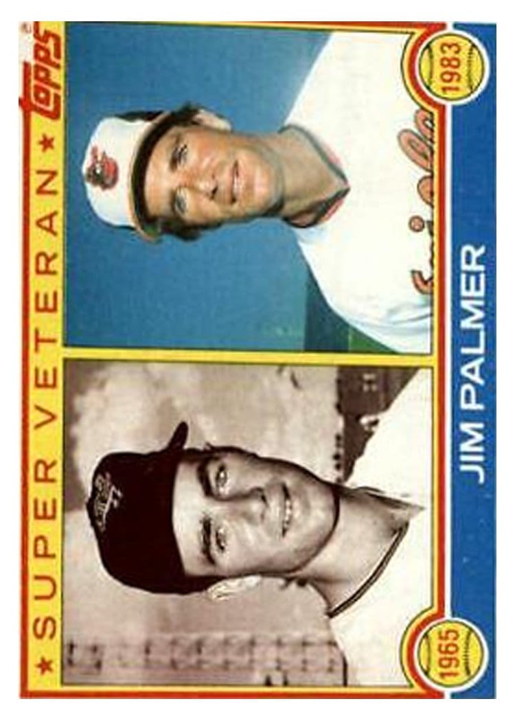 1983 Topps Jim Palmer #491 card