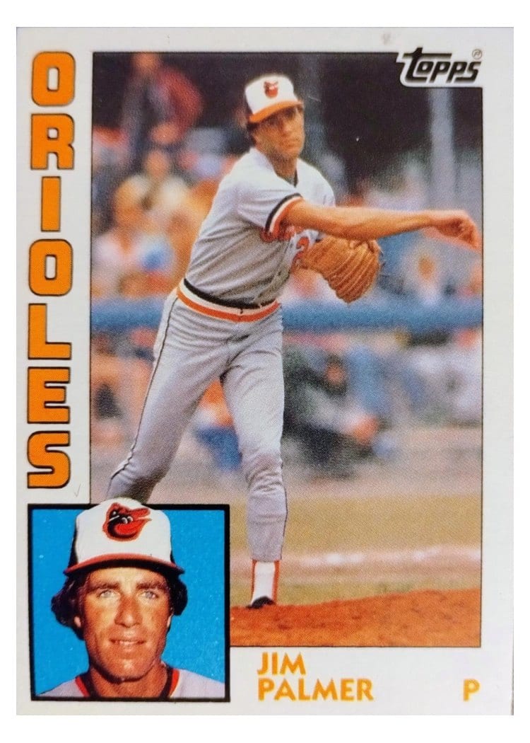 1984 Topps Jim Palmer #750 card