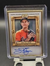 2024 Topps Gilded Collection Gold Frame Hall of Famers Autographs Jim Palmer #HAFA-JP card