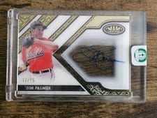 2025 Topps Tier One Clearly Perfect Autographs Jim Palmer #CPA-JP card