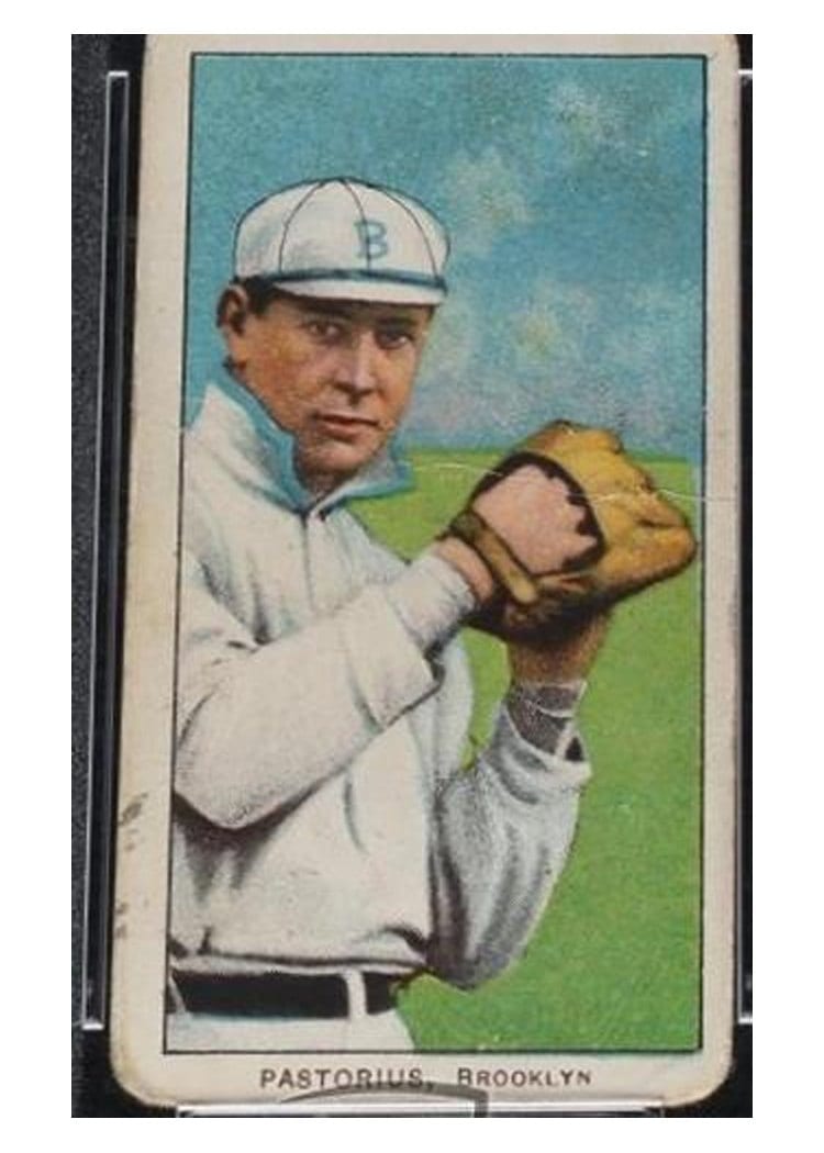 1909 T206 Sweet Caporal 150 Factory 649 Overprint Jim Pastorius card
