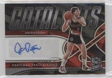 2021-22 Panini Spectra Catalysts Signatures Jim Paxson #CAS-JIM card