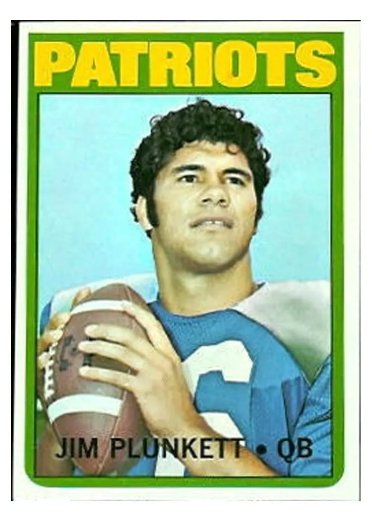 1972 Topps Jim Plunkett #65 card
