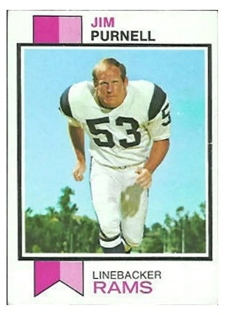1973 Topps Jim Purnell #447 card
