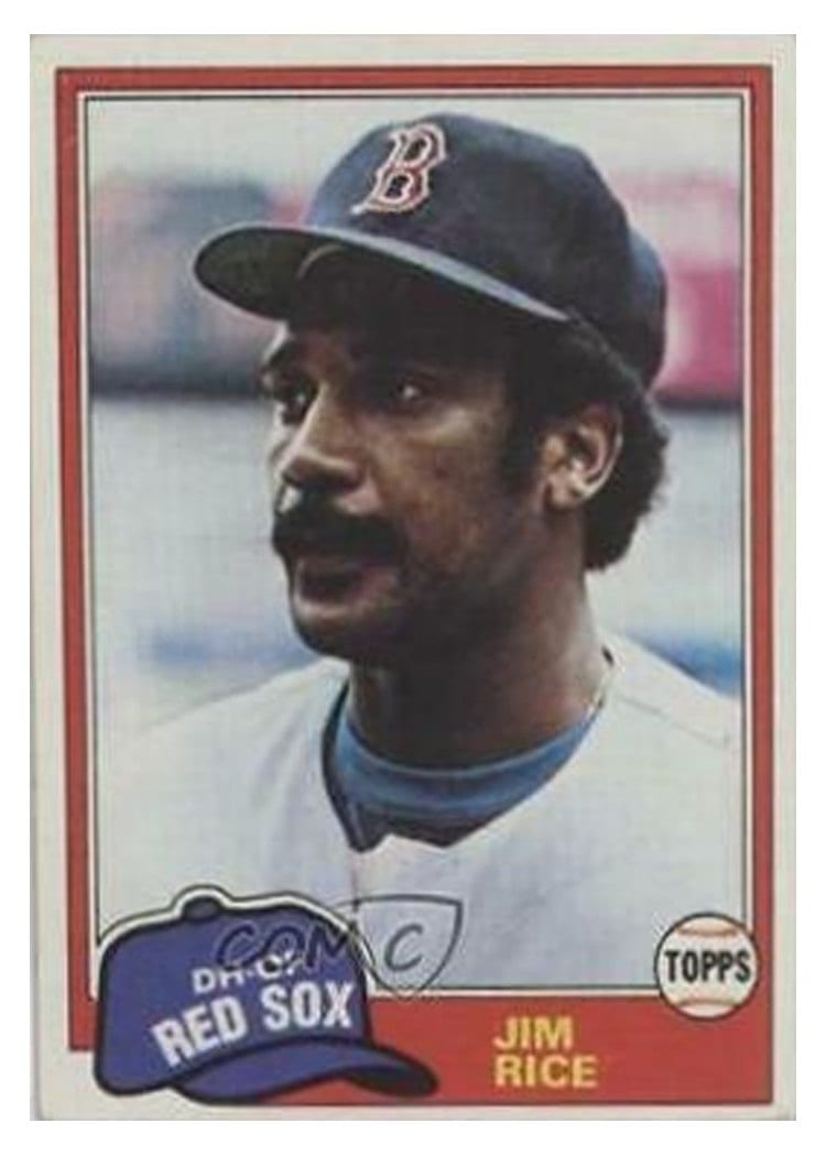 1981 Topps Jim Rice #500 card