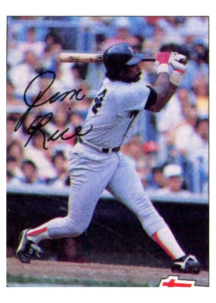 1982 Topps Jim Rice #750 card