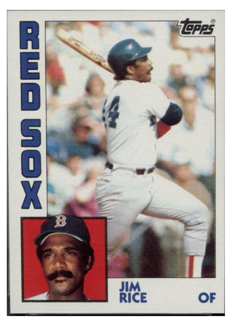 1984 Topps Jim Rice #550 card