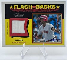 2026 Topps Heritage Flashback Relics Jim Rice #FBR-JR card