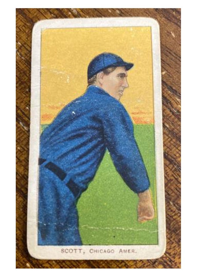 1909 T206 Piedmont 350 Jim Scott card