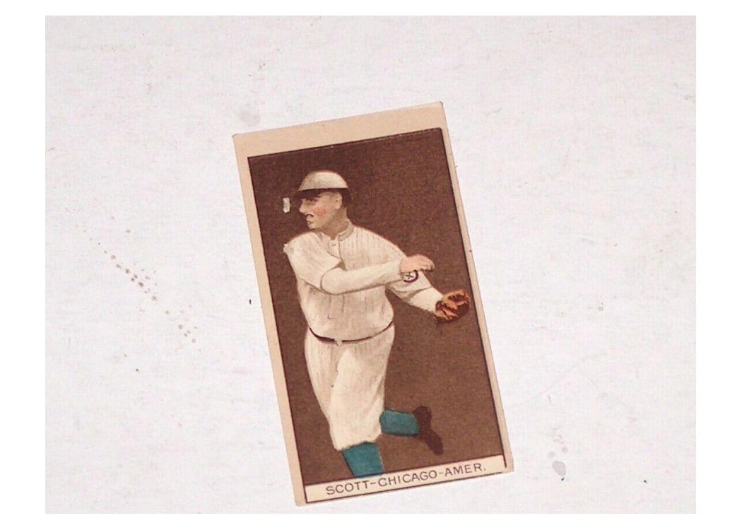 1912 T207 Brown Background Jim Scott card