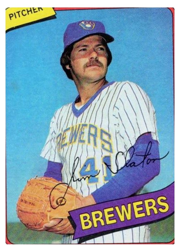 1980 Topps Jim Slaton #24