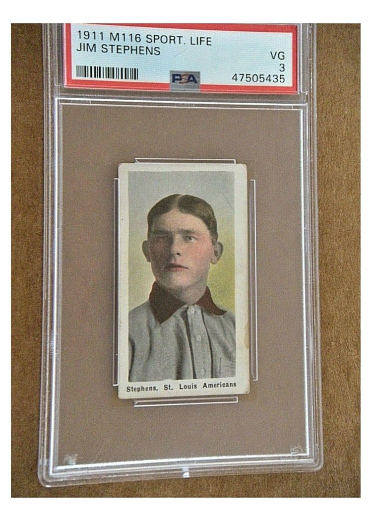 1911 M116 Sporting Life Jim Stephens card