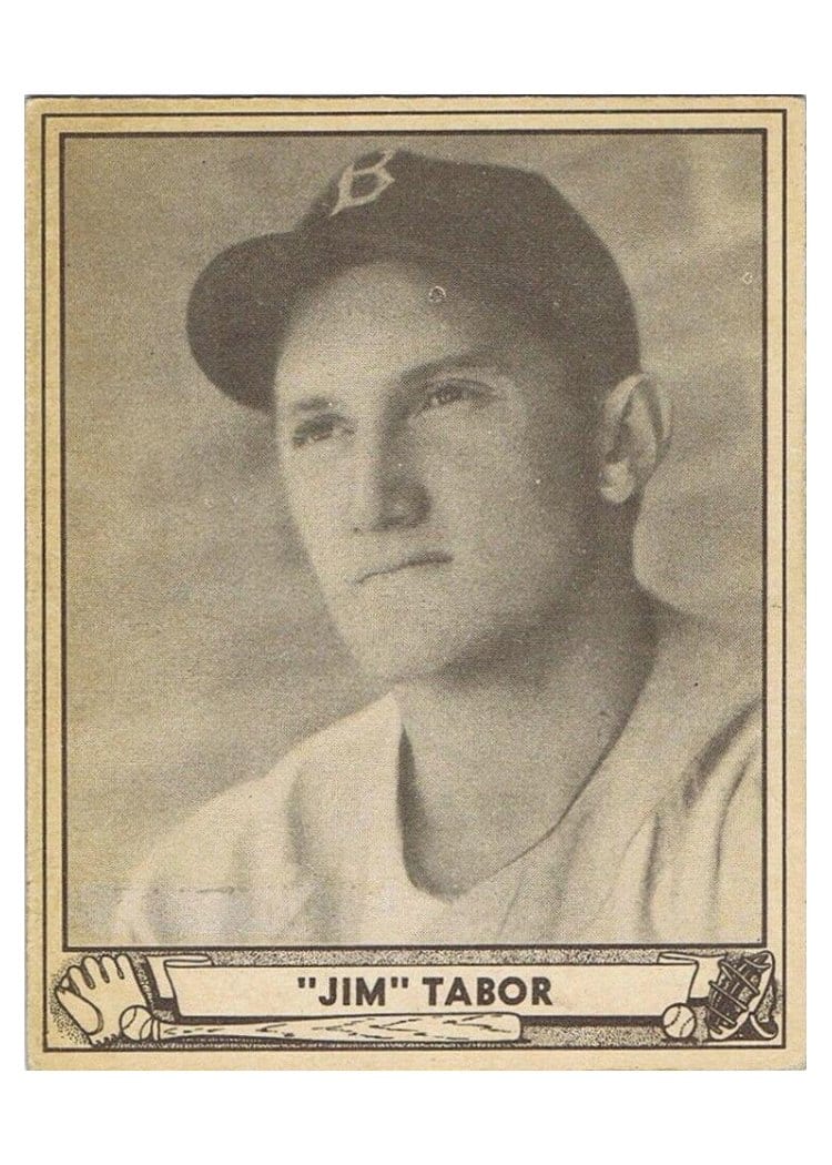 1940 Play Ball Jim Tabor #36 card