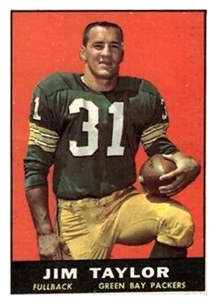 1961 Topps Jim Taylor #41 card