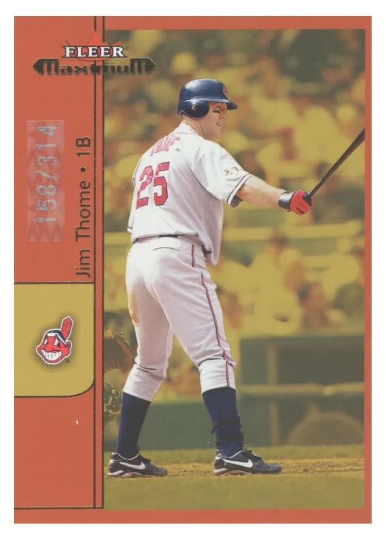 2002 Fleer Maximum Jim Thome #33 card
