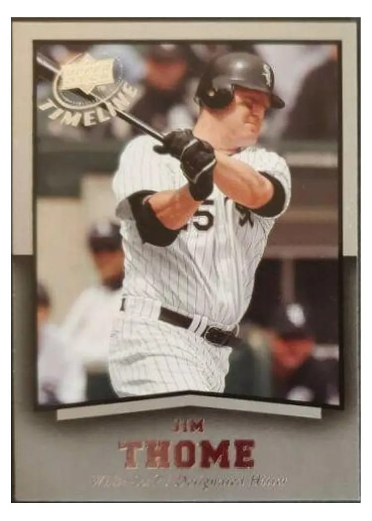 2008 Upper Deck Timeline Jim Thome #36 card