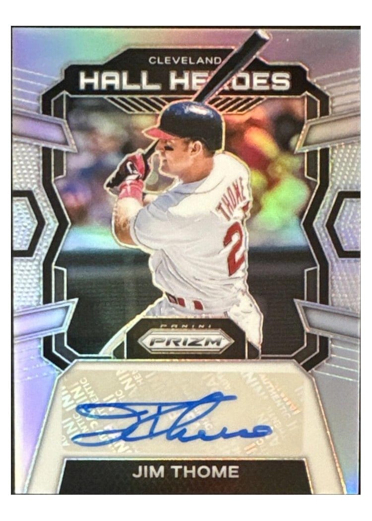 2024 Panini Prizm Hall Heroes Autographs Jim Thome #HHA-JT card