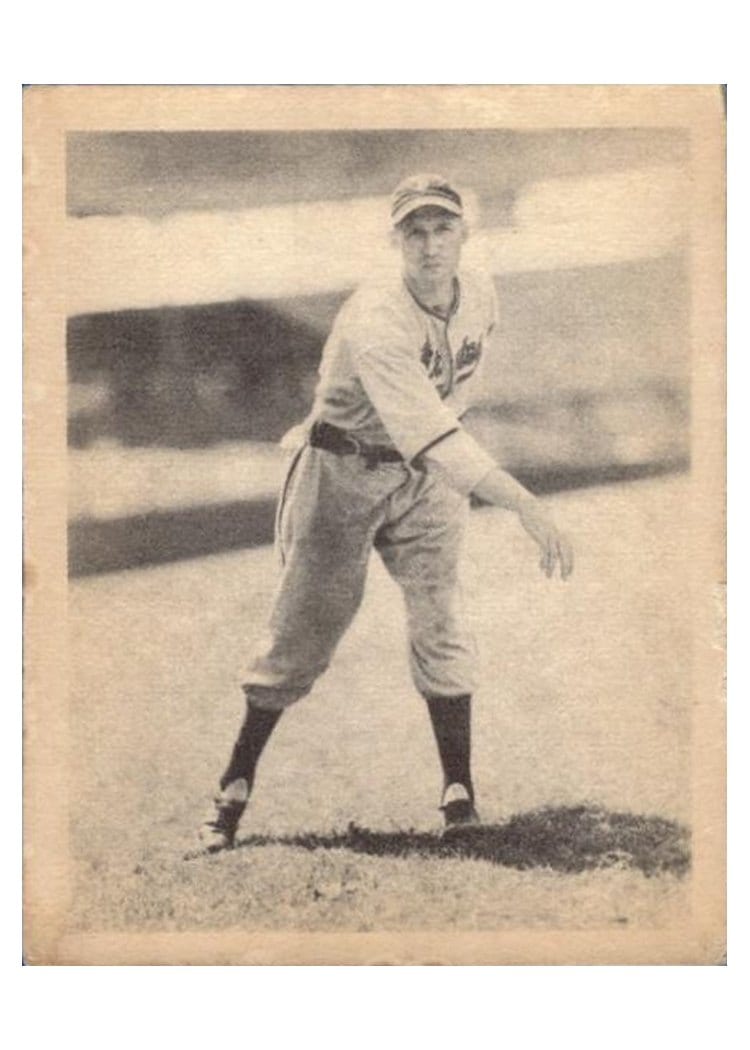 1939 Play Ball Jim Tobin Sample #9 card
