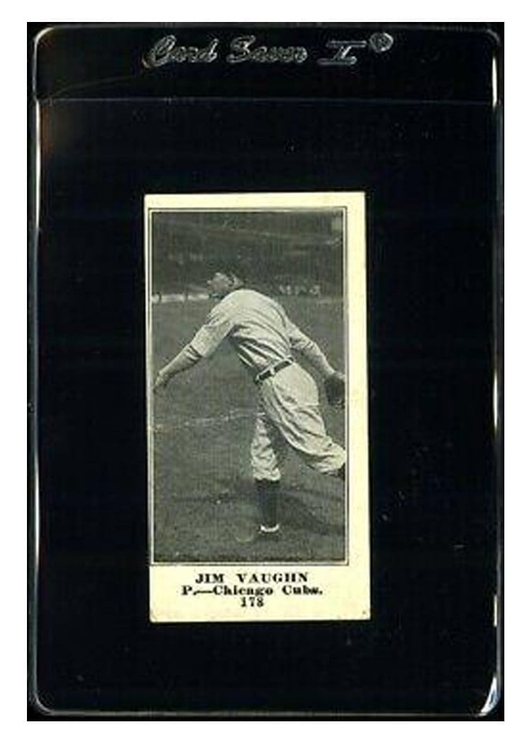 1916 M101 4 Sporting News Jim Vaughn #178 card