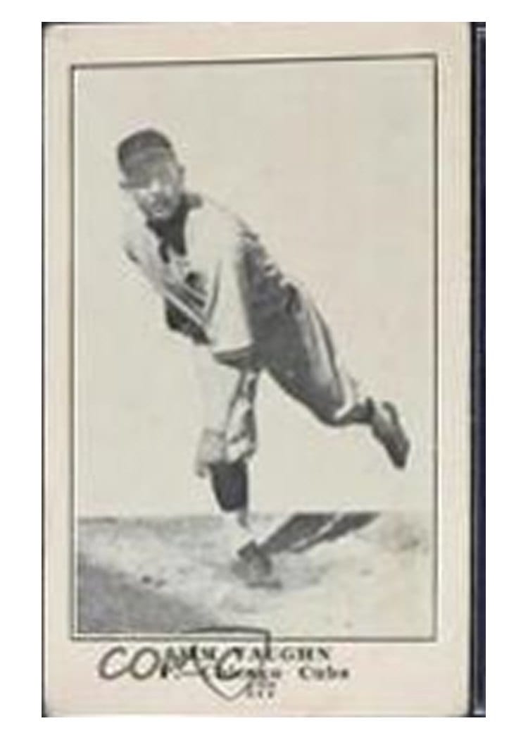 1917 Collins McCarthy Jim Vaughn #177 card