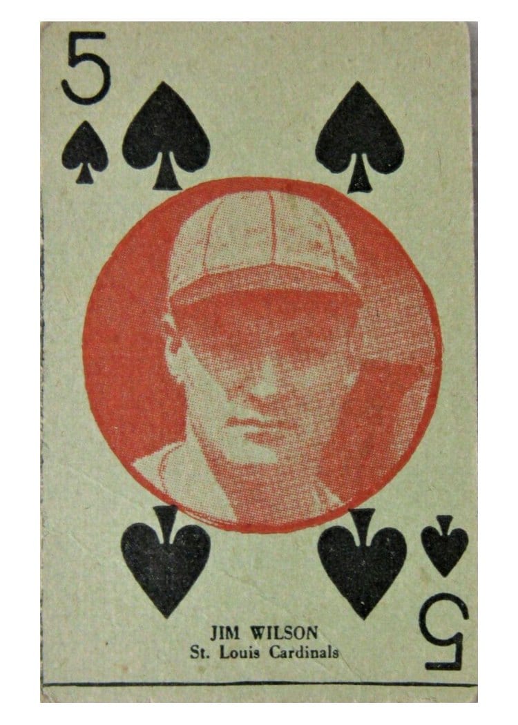 1927 W560 Hand Cut Jim Wilson card