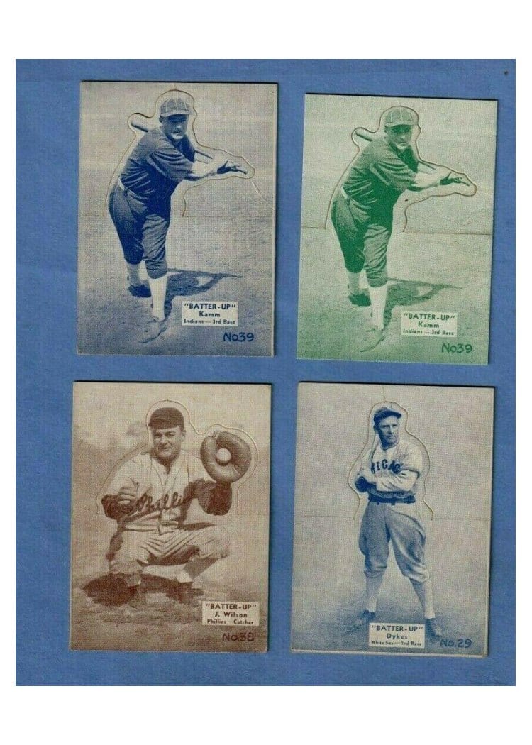 1934 Batter Up Jimmie Wilson #38 card