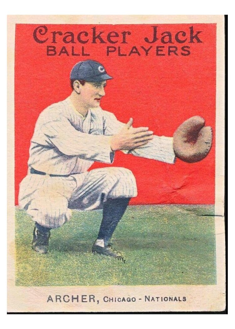 1915 Cracker Jack Jimmy Archer #64 card