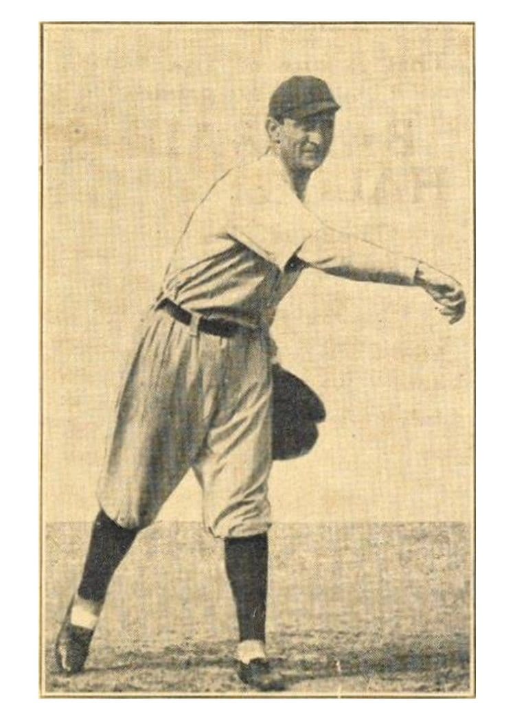 1917 Collins McCarthy Jimmy Archer #7 card