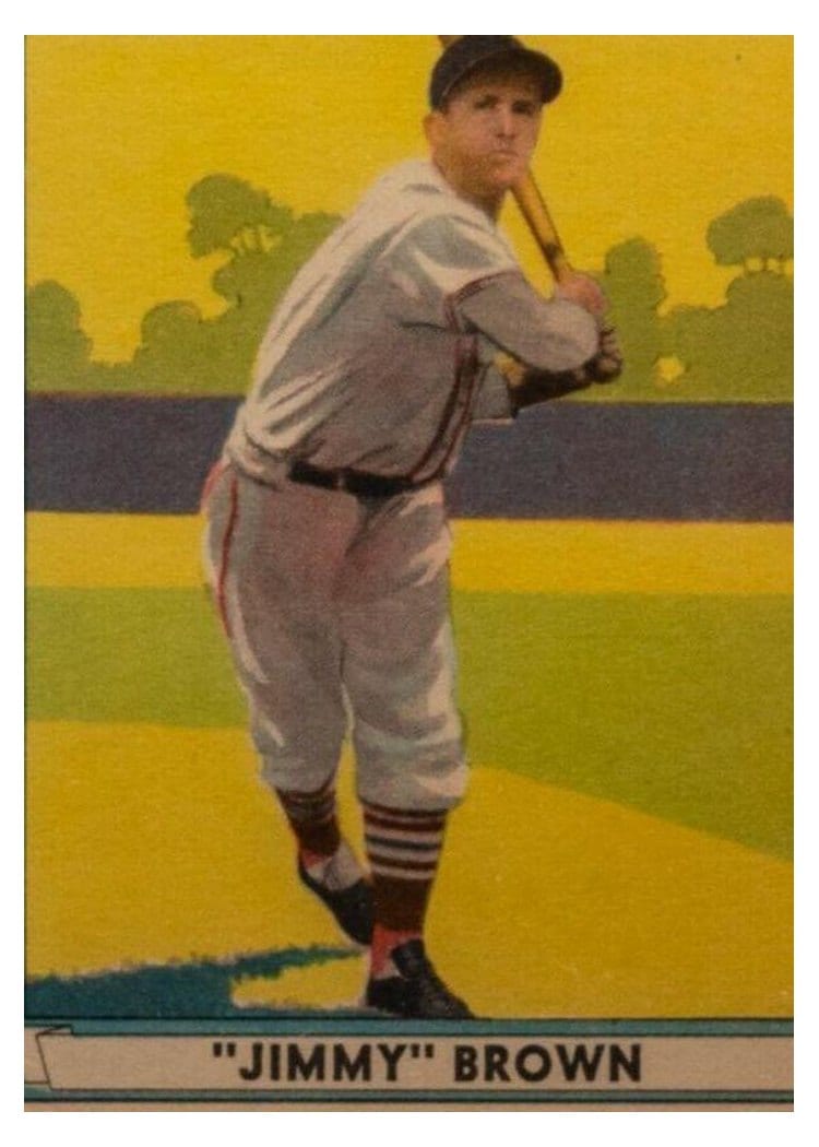 1941 Play Ball Jimmy Brown #12 card