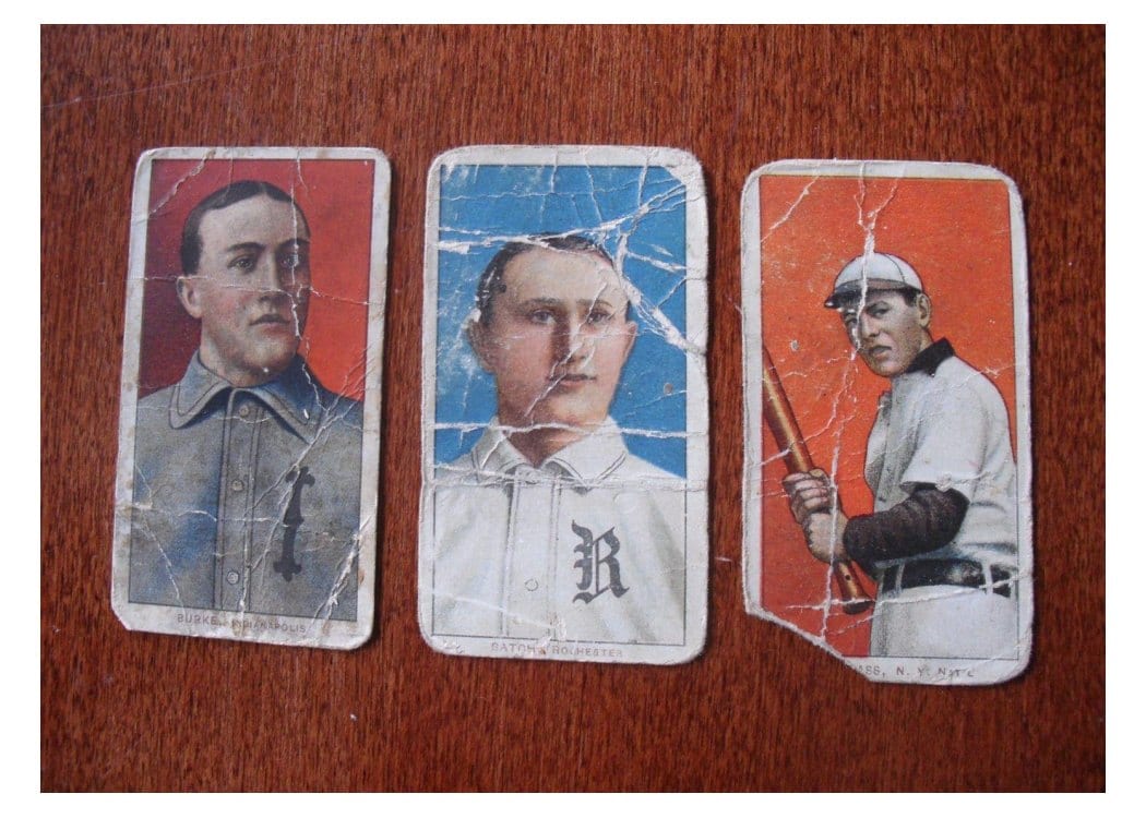 1909 T206 Polar Bear Jimmy Burke card