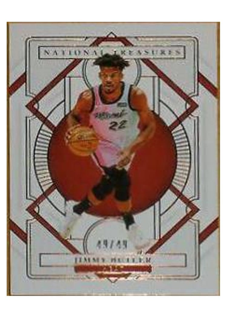 2020-21 Panini National Treasures Base Set Jimmy Butler #49 card