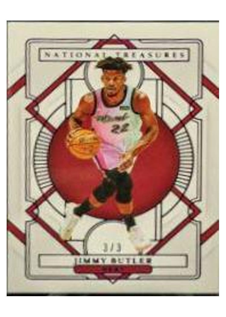 2020-21 Panini National Treasures Base Set Jimmy Butler #49 card