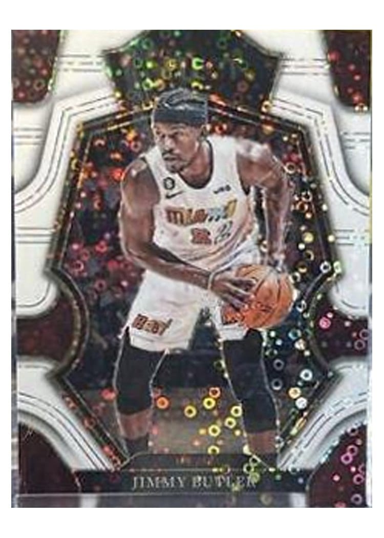2022-23 Panini Select Base Set Jimmy Butler White Disco Prizm #208 card