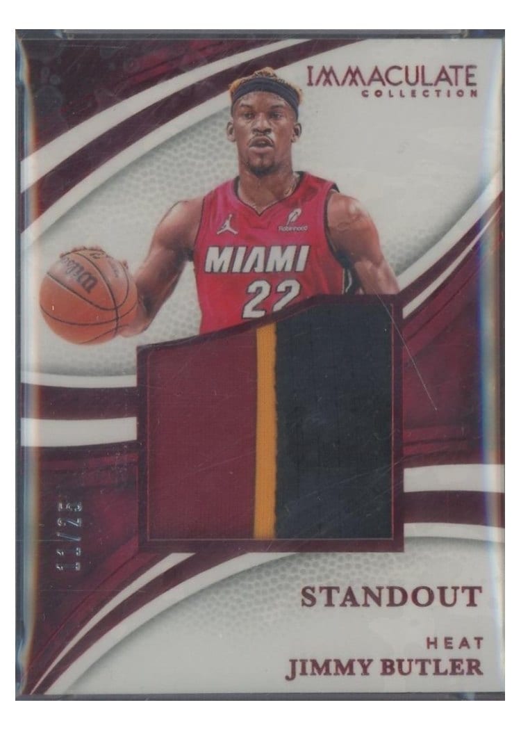 2024-25 Panini Immaculate Collection Standout Memorabilia Set Jimmy Butler III #4 card