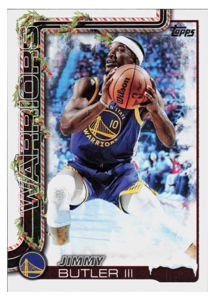 2025-26 Topps Holiday SSP Photo Variations Jimmy Butler III #SSV-NJ card