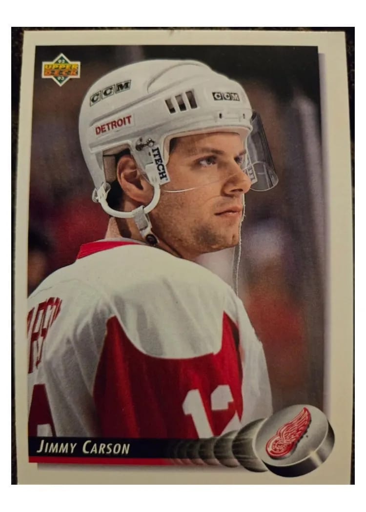 1992 Upper Deck Jimmy Carson #253 card