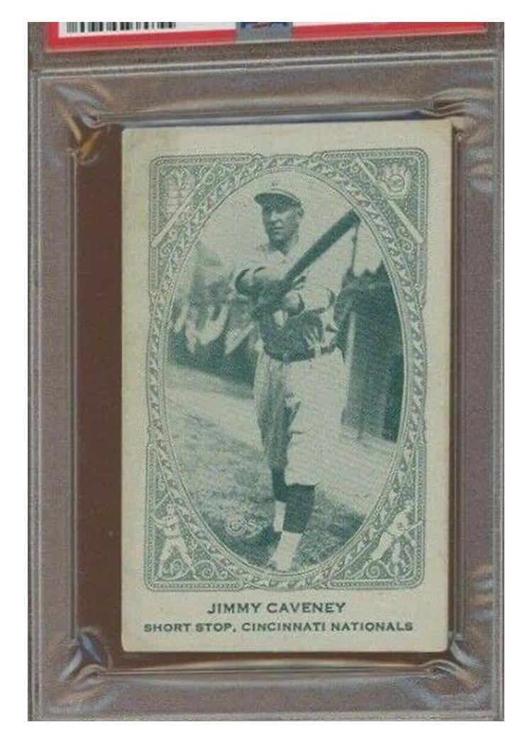 1922 E120 American Caramel Jimmy Caveney card