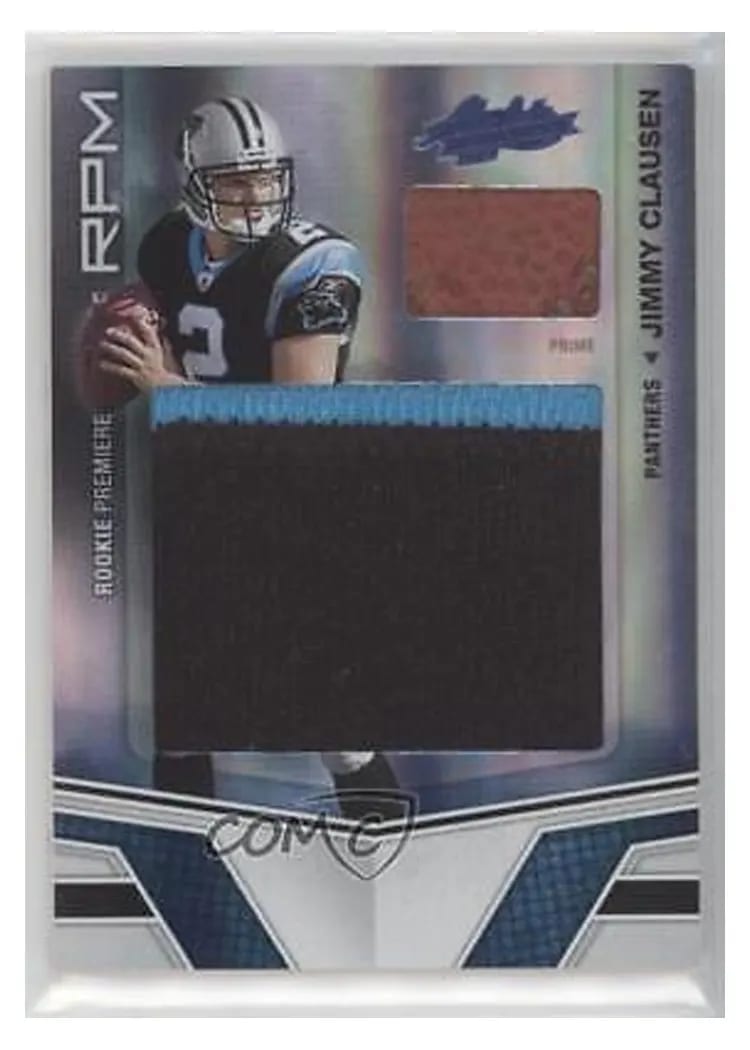 2010 Panini Absolute Memorabilia Jimmy Clausen #202 card