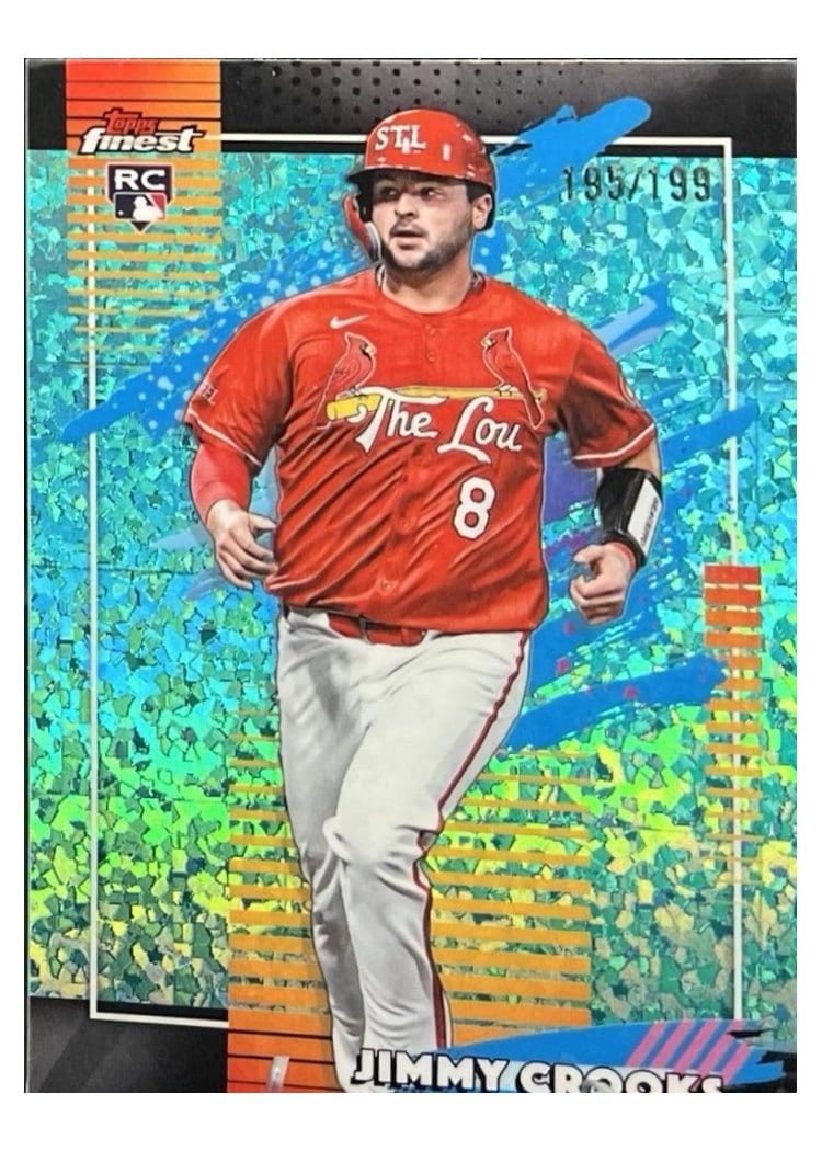 2026 Topps Finest Jimmy Crooks #184 card
