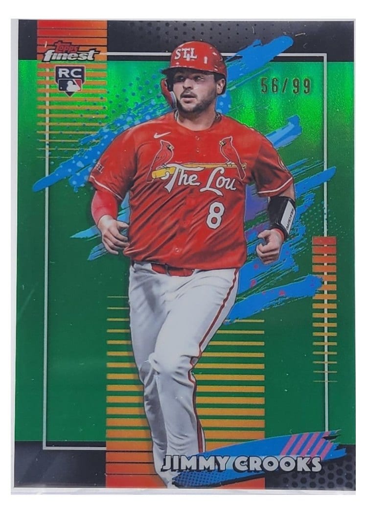 2026 Topps Finest Jimmy Crooks #184 card