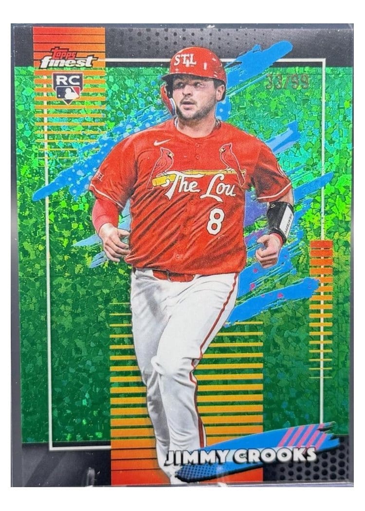 2026 Topps Finest Jimmy Crooks #184 card