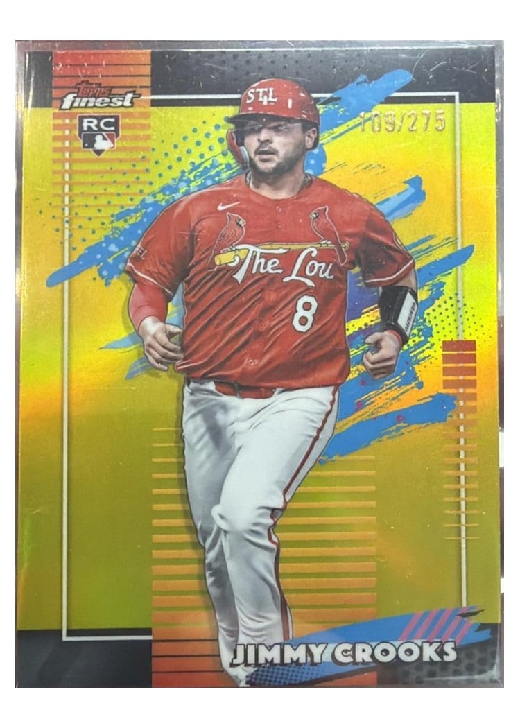 2026 Topps Finest Jimmy Crooks #184 card