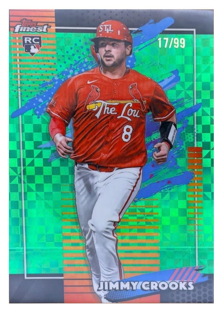 2026 Topps Finest Jimmy Crooks #184 card