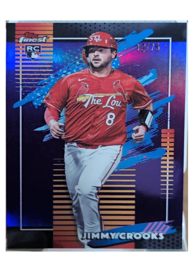 2026 Topps Finest Jimmy Crooks #184 card